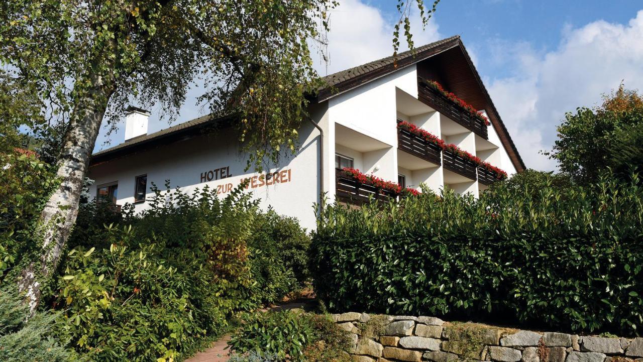 Hotel Garni Zur Weserei 캔던 외부 사진